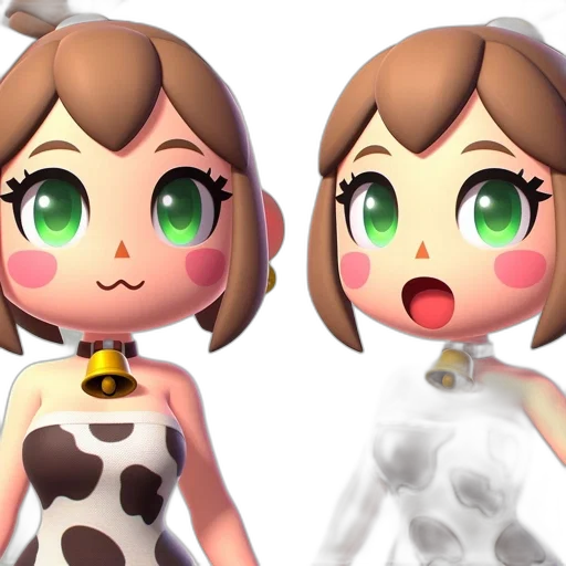 3d render, concept art, pixel art, anime transparent PNG cut-out