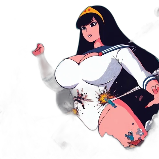 dress, weapon, concept art, anime transparent PNG cut-out
