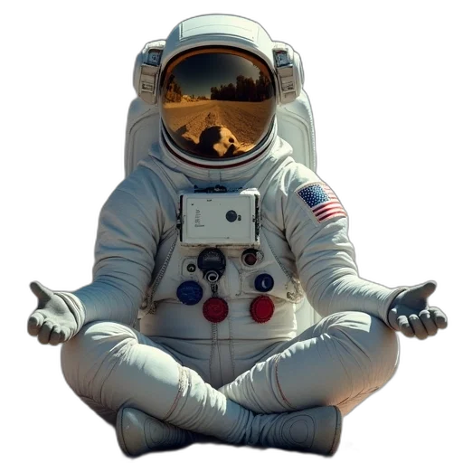 robot, jacket, staff, mask transparent PNG cut-out