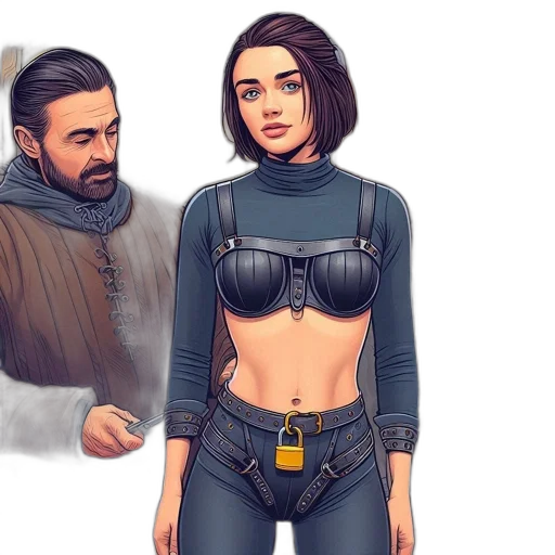 jacket, concept art, fantasy art, cyberpunk transparent PNG cut-out