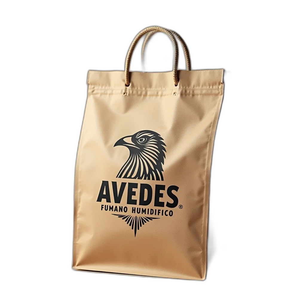 3d render, brown, paper, bag transparent PNG cut-out