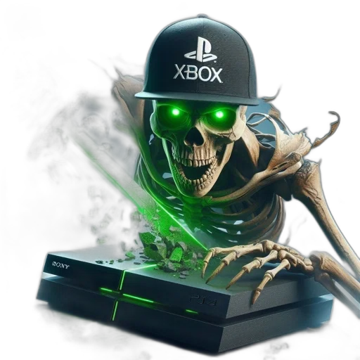 3d render, concept art, menacing, skeleton transparent PNG cut-out