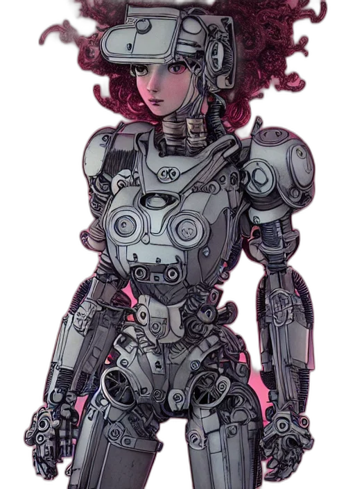 robot, weapon, cyberpunk, concept art transparent PNG cut-out