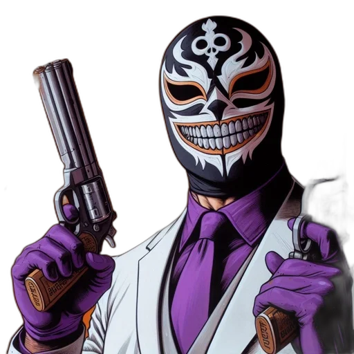 mask, weapon, staff, face transparent PNG cut-out