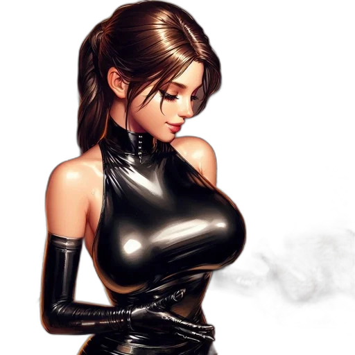 dress, comic book art, photorealistic, fantasy art transparent PNG cut-out