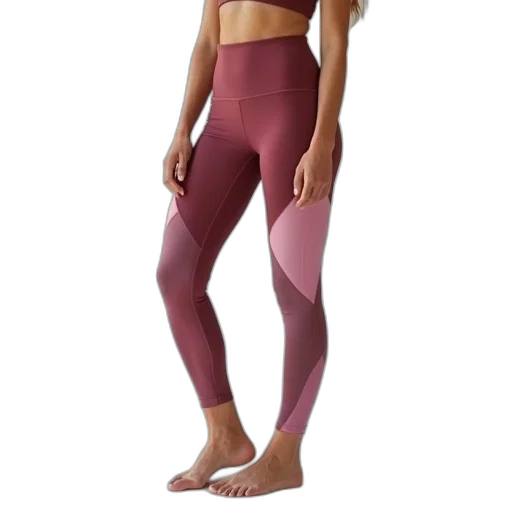 women, yoga, wear, colorblock transparent PNG cut-out