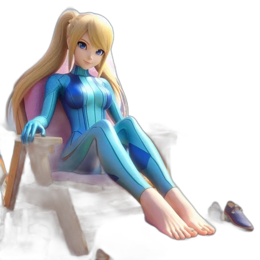 dress, robot, concept art, 3d render transparent PNG cut-out