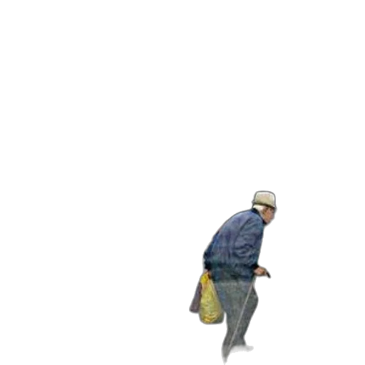 staff, hat, jacket, shoes transparent PNG cut-out
