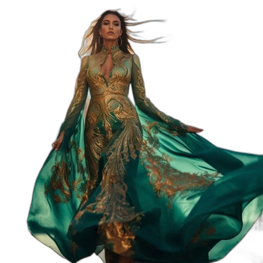 dress, jewelry, dragon, crown transparent PNG cut-out