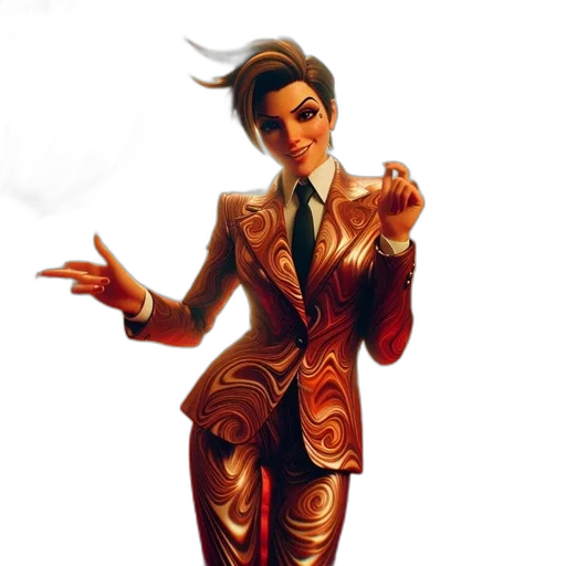 jacket, staff, concept art, comic book art transparent PNG cut-out