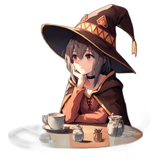 hat, staff, food, weapon transparent PNG cut-out