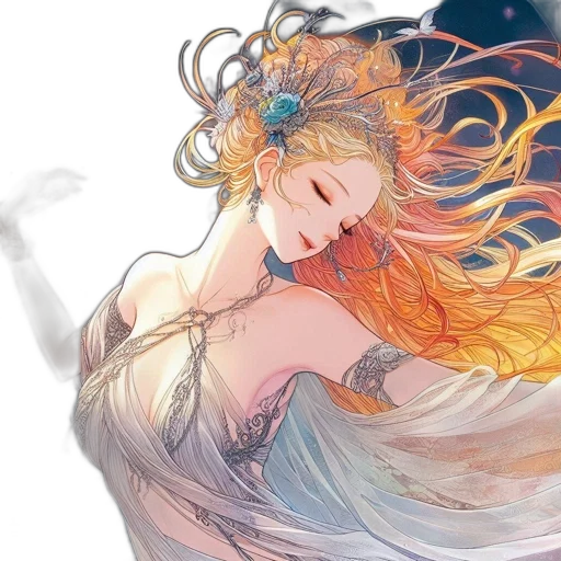dress, crown, dragon, sword transparent PNG cut-out