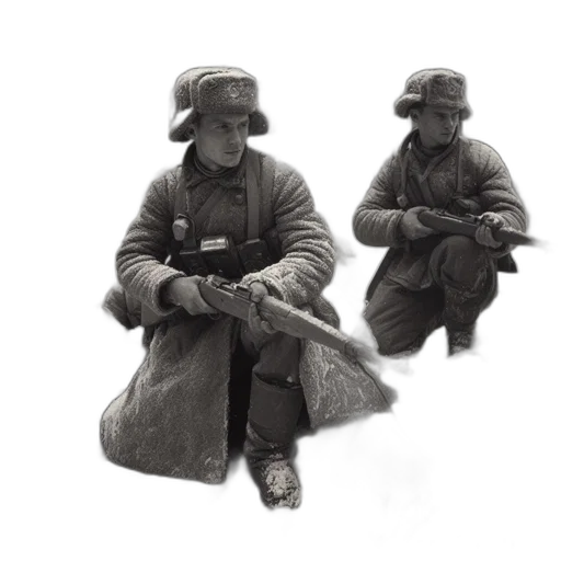 hat, jacket, staff, weapon transparent PNG cut-out