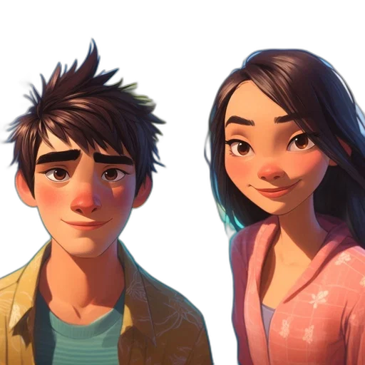 jacket, face, concept art, 3d render transparent PNG cut-out