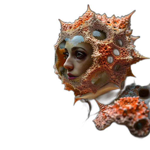 mask, creature, dragon, face transparent PNG cut-out