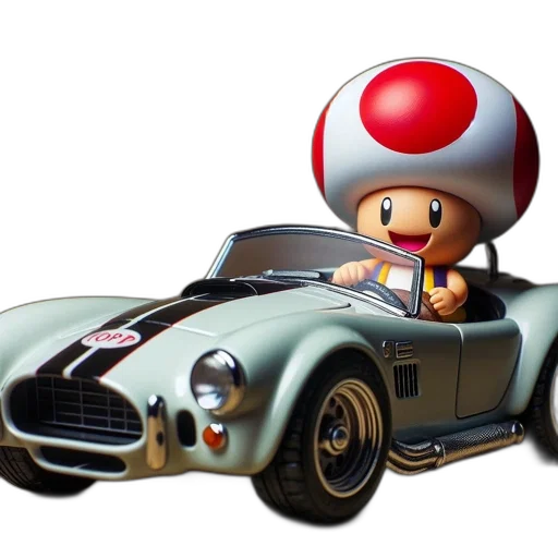 car, hat, 3d render, concept art transparent PNG cut-out
