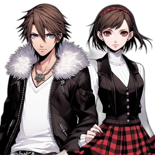 jacket, concept art, anime, pixel art transparent PNG cut-out