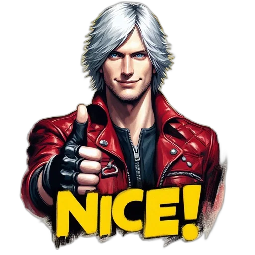 jacket, face, staff, weapon transparent PNG cut-out