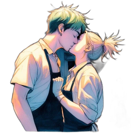 watercolor, anime, comic book art, concept art transparent PNG cut-out