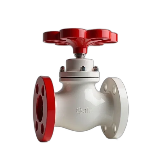 white, ball, valve, attached transparent PNG cut-out