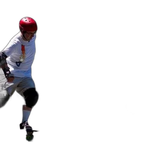 3d render, person, skateboard, wearing transparent PNG cut-out