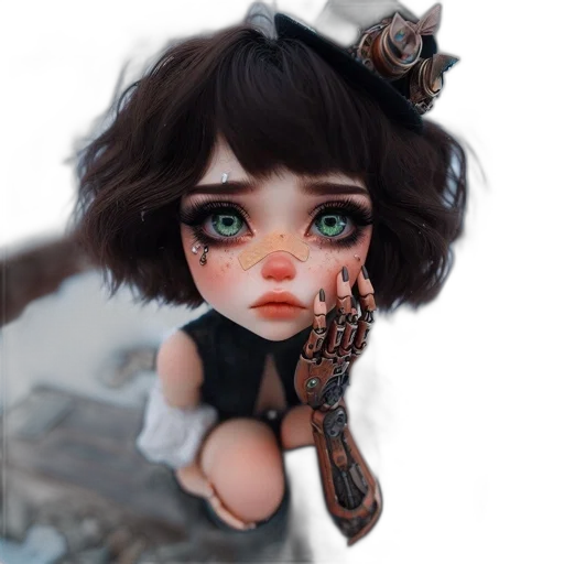 jewelry, creature, staff, fantasy art transparent PNG cut-out