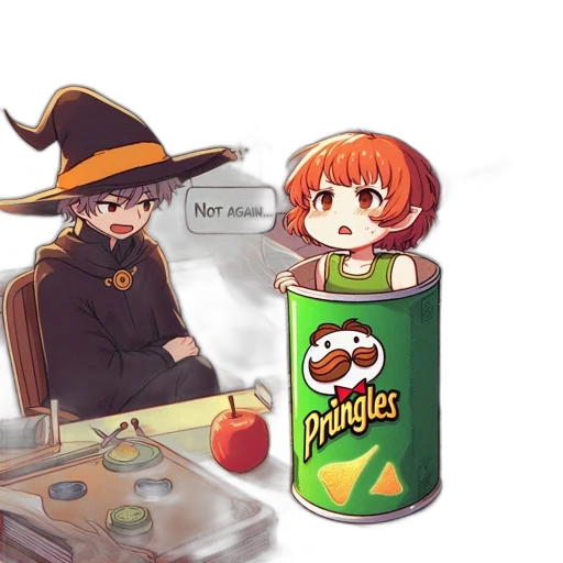 food, hat, anime, pixel art transparent PNG cut-out