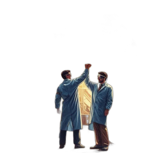 jacket, staff, umbrella, dress transparent PNG cut-out