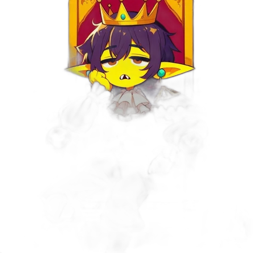 crown, staff, dragon, mask transparent PNG cut-out