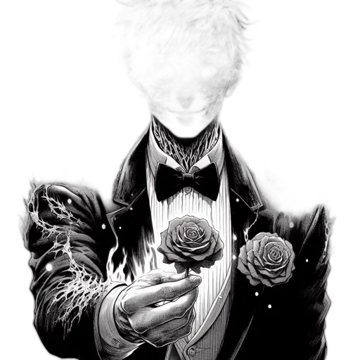 jacket, staff, mask, face transparent PNG cut-out