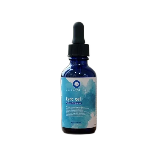 bottle, eye, gel, placed transparent PNG cut-out