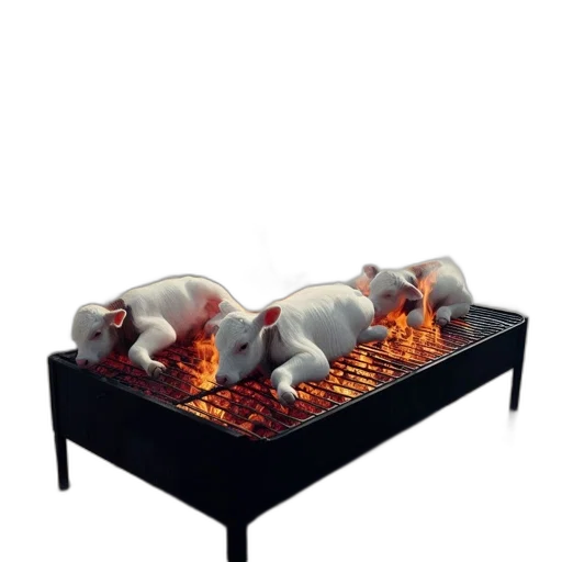 food, animal, furniture, 3d render transparent PNG cut-out