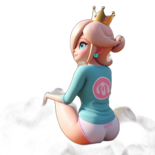 crown, staff, dress, creature transparent PNG cut-out