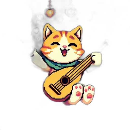 staff, animal, pixel art, concept art transparent PNG cut-out