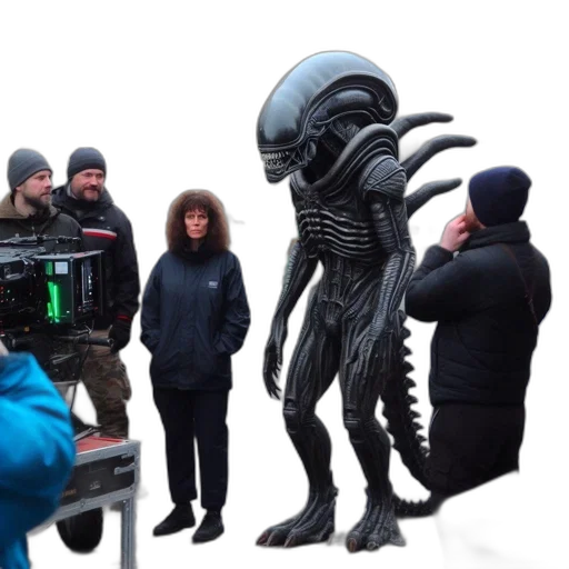 creature, staff, robot, concept art transparent PNG cut-out