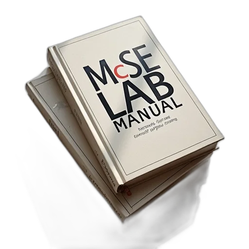 3d render, hardback, book, mcse transparent PNG cut-out