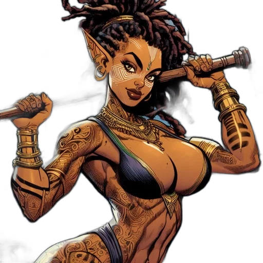 jewelry, comic book art, concept art, fantasy art transparent PNG cut-out