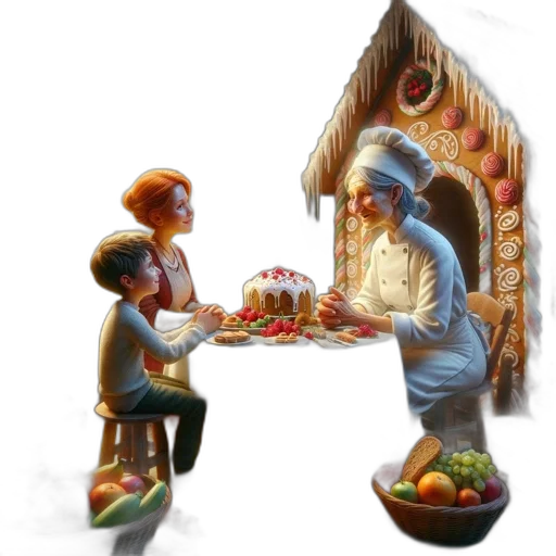 food, concept art, oil painting, 3d render transparent PNG cut-out