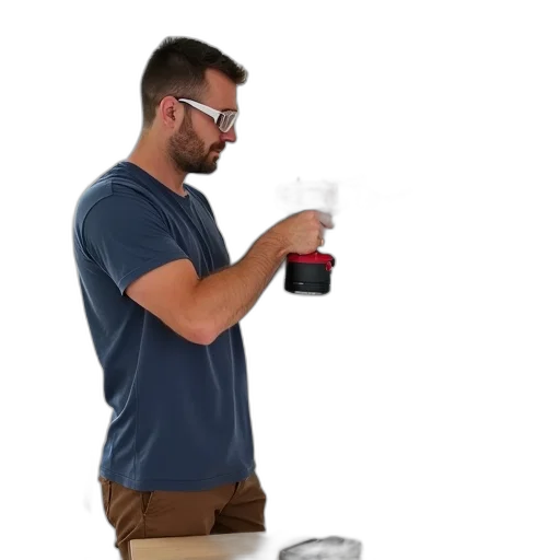 food, bottle, robot, staff transparent PNG cut-out