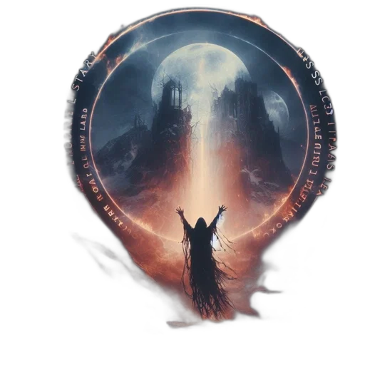 dragon, concept art, fantasy art, enigmatic transparent PNG cut-out