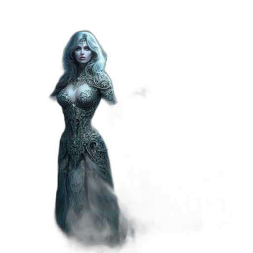 dress, fantasy art, concept art, comic book art transparent PNG cut-out