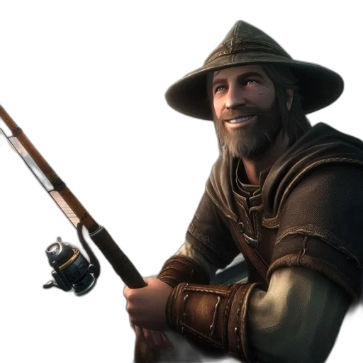 sword, staff, weapon, hat transparent PNG cut-out