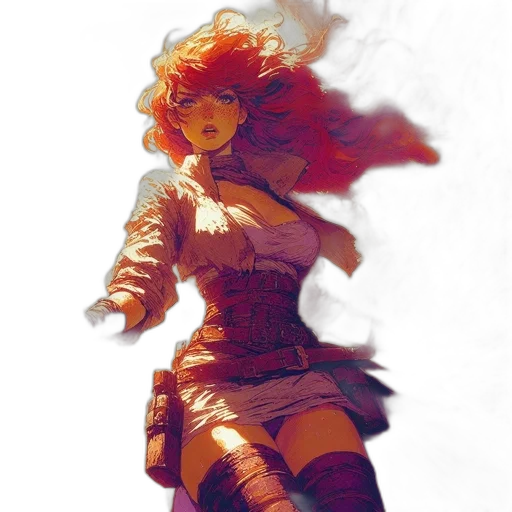 dress, sword, weapon, staff transparent PNG cut-out