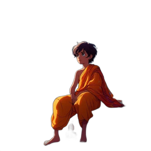 staff, dress, creature, concept art transparent PNG cut-out
