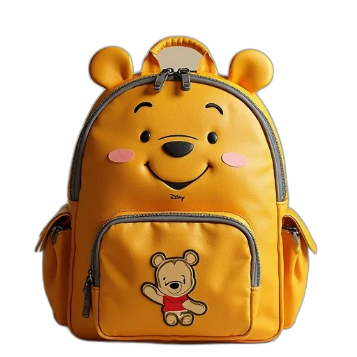 3d render, photorealistic, disney, winnie transparent PNG cut-out