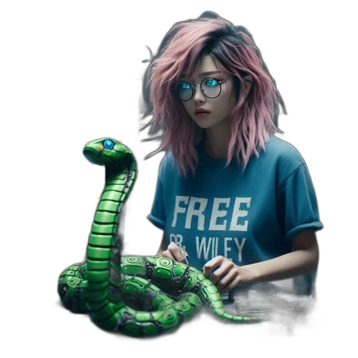 creature, animal, dragon, hair transparent PNG cut-out