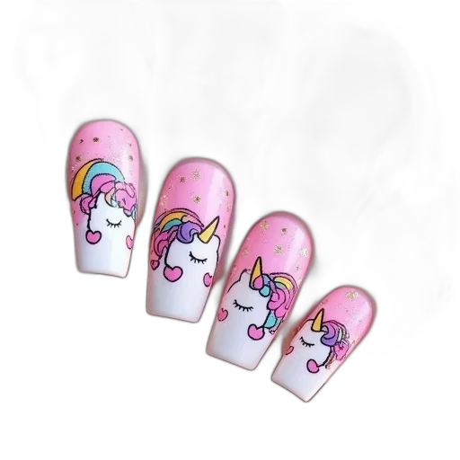 unicorn, water, decal, nail transparent PNG cut-out