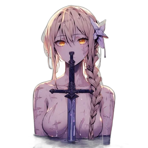 sword, weapon, staff, crown transparent PNG cut-out