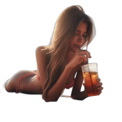 dress, bottle, hair, food transparent PNG cut-out
