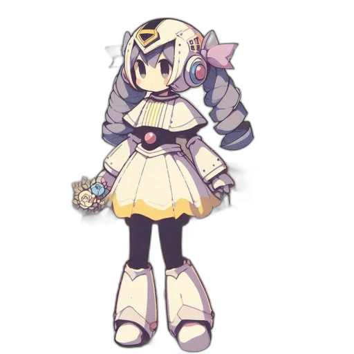 robot, staff, weapon, creature transparent PNG cut-out